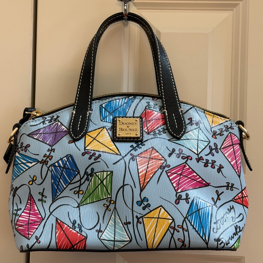 Dooney & Bourke Colorful Kite Print Satchel